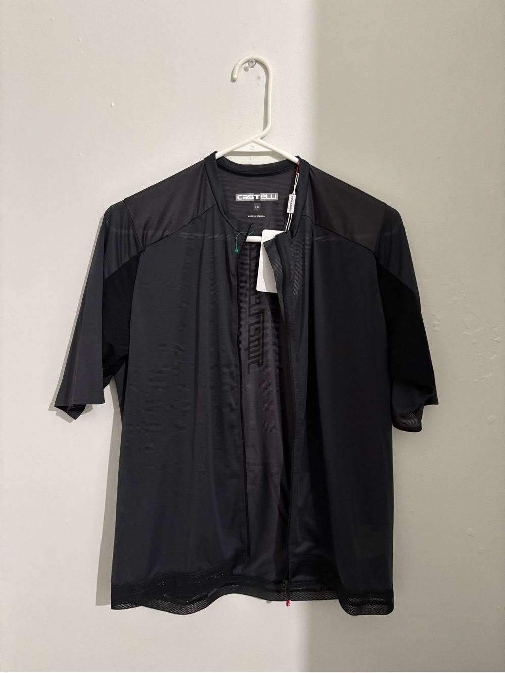 Castelli Men’s Short Sleeve Cycling Jersey - Black